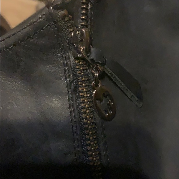 Libby Edelman Tall Riding Boots Size 8 Black Stud DB1 - Picture 15 of 16